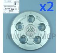 Coprimozzo Anello Ruota Grigio 16" 1611985480 x2 Per CITROEN JUMPER 2006
