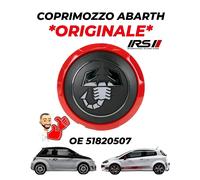 COPRIMOZZO COPPA RUOTA ABARTH ORIGINALE FIAT 500 PUNTO EVO 51820507