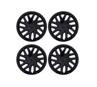 Coprimozzo da 4 pezzi compatibile con il modello 3 2024 Copriruota 18 pollici Copricerchio completo Accessori Compatible With automobili Tesla(Bright Black)