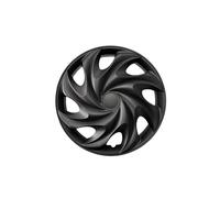 Coprimozzo di ricambio Compatible With coprimozzo R14 universale Materiale copertura Compatible With cerchioni Accessori esterni SUV Compatible With camion - Set da 4(Tornado Style Black)