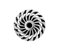 Coprimozzo di ricambio Compatible With coprimozzo R14 universale Materiale copertura Compatible With cerchioni Accessori esterni SUV Compatible With camion - Set da 4(Cyclone Style 4pcs)