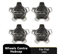 Coprimozzo Fiat 500x Coppetta Coppa Ruota Cerchi Argento 16 " Set Kit 1/2/4 Pz