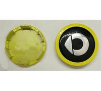 Coprimozzo per cerchio in lega fondo giallo SMART 2015> - Diametro 60 mm