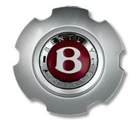 Coprimozzo Ruota Bentley Per C-877 C-877-2 166mm Argento Rosso 1 Pezzo