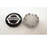 Coprimozzo Stemma Cerchi In Lega Compatibile con JUKE QASHQAI MICRA X-TRAIL Originale 55mm Coppetta Borchia Tappo Nuovo Nero