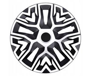 Coprimozzo Universale 15'' The Best Bicolor Bianco/Nero 4 Pezzi NRM