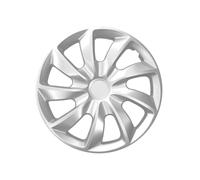Coprimozzo Universale Tappi 16 pollici Argento 4 pezzi QUAD