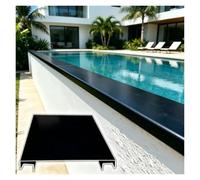 Coprimuro Alluminio Per Piscina Balcone Resistente Intemperie | 12-40CM Protezione Bordo Muro Antiruggine Terrazza Bordo Tetto Muro Contenimento Giardino Architettura Moderna