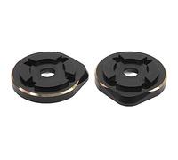 Coprine del portale esterno Antiwear Black Rused High Accuracy Portal Coperture Peso Peso SCX10 III Capra 1/10 Crawler