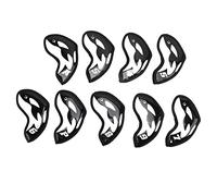 Coprini da golf club copertine per il tessuto PU impermeabile Progetto fumetto foderato con marchi numerici per la competizione di addestramento da golf 9pcs Set Color come
