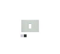 COPRINTERRUTTORE ABS BIANCO 1 POSTO Pz.2 GEMAC [MARLANVIL ]