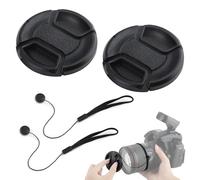 Copriobiettivo anteriore per fotocamera Canon EOS 2000D, 1300D, 1200D, 850D, 800D, 760D, 750D, 700D, 650D, 100D, 200D, 250D, EF-S, 18-55 mm, f/3.5-5.6 is II/STM/f/4-5.6, confezione da 2 6 è STM