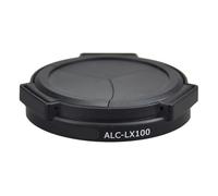 Copriobiettivo automatico for LX100 LX100II D-LUX 8 7 | Copertura protettiva della lente che sostituisce la parte del raccordo DMW-LFAC1(Black)