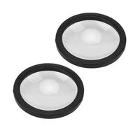 Copriobiettivo in Acrilico da 2 Pezzi, Anti-polvere e Anti-collisione a Tenuta Stagna con Elevata Trasmissione della Luce per la Fotocamera Sportiva Go Pro Max