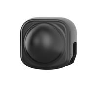 Copriobiettivo in morbido silicone per Insta360 X4/X5, custodia protettiva antigraffio con design flessibile e consistenza confortevole, accessorio per fotocamera portatile leggero nero
