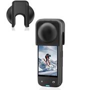 Copriobiettivo in silicone per Insta360 X5 X4 Alloggiamento della protezione della lente Antipolvere Antigraffio Cappuccio protettivo Pelle Accessori