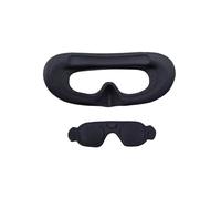 Copriobiettivo per DJI AVATA 2 Occhiali 3 Schiuma Pad Spugna Maschera per gli occhi Confortevole copertura del viso Protezione lente Accessori (Occhiale nero + parapolvere)