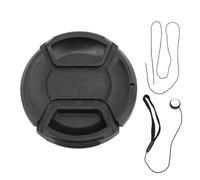 Copriobiettivo per Fotocamera Copriobiettivo Copriobiettivo Professionale Resistente Alla Polvere Antigraffio Centro Protezione Copriobiettivo con Previene la Perdita di Corda