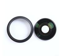 Copriobiettivo per Insta360 X4 Camera Vetro ottico Protezione dello schermo 8K Vlogging Anti-Scratch Shield Nero 3x3x1cm