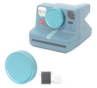 Copriobiettivo per Polaroid NOW 2/3/NOW + 2/3 in lega di alluminio, antipolvere, antigraffio, impermeabile, protezione per obiettivo della fotocamera (blu)