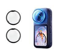 Copriobiettivo protettivo rigido in policarbonato per Insta 360 X6, resistente ai graffi, con chiarezza ottica HD, montaggio a vite, compatibile con riprese panoramiche, per accessori per action