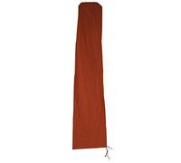 Copriombrellone copertura ombrellone ad arco protettiva HWC poliestere con cerniera 3x3m arancione