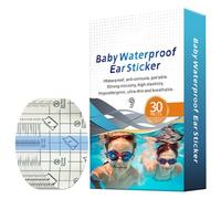 Copriorecchie da doccia - 30 pezzi paraorecchie impermeabili e morbidi, copri orecchie da bagno per bambini, adesivi per orecchie del bambino, paraorecchie impermeabili e confortevoli, Protect