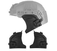 Copriorecchie For Casco Tattico For Caschi 3.0 - Protezione Laterale Resistente Agli Urti(BK)