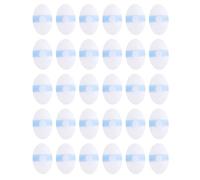 Copriorecchie Impermeabili Adesivi per Orecchie in Silicone Trasparenti per la Pelle con Batuffolo di Cotone per Protezione per Le Orecchie per Doccia Nuoto 4,5 x 7 cm 30 Pezzi