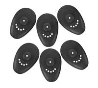 Copriorecchie in Silicone Nero 3 Paia per Tintura Capelli | Uso Professionale da Salone, Facile da Indossare, Protezione Contro le Gocce D'acqua e Tenuta Stabile