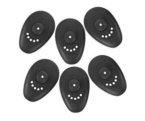 Copriorecchie in Silicone Nero 3 Paia per Tintura Capelli | Uso Professionale da Salone, Facile da Indossare, Protezione Contro le Gocce D'acqua e Tenuta Stabile