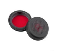 Copriorecchie per Voyager 4220 4320 UC Office Use Ear Cup (nero r ed) | Vestibilità aderente per lunghe chiamate, imbottitura con riduzione della pressione, compatibile con Voyager 4220 4320 UC
