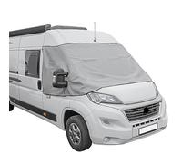 Copriparabrezza, adatto per Fiat Ducato X290, bianco, grigio, protezione UV (grigio)