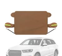 Copriparabrezza Auto | Auto In Pelle PU Antipolvere Antivento Impermeabile - Copriparabrezza Invernali - Adatto per e SUV, per Uso Esterno, in Inverno ed Estate, e per Protezione