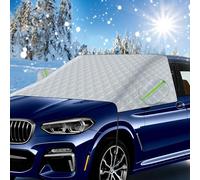Copriparabrezza Auto Inverno Copri Vetro Auto Ghiaccio Aggiornamento 2025 per Auto Antighiaccio Contro Neve, Ghiaccio, Gelo, Sole UV Adatto la Maggior Parte dei Veicoli 248 * 148cm