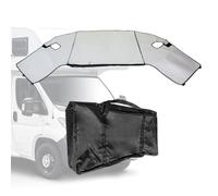 Copriparabrezza Fiat Ducato 2006-2022 X250/290 Camper Van con Borsa | Cerniera Regolabile, Ganci e Magneti, Anti-UV, Polvere/Neve, Facile Montaggio, Privacy, Oscuranti Termici, Boxer/Relay