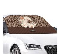 Copriparabrezza per Auto - Protezione da Neve e Ghiaccio da 78" x 36", Materiale Impermeabile Resistente, Protezione Solare Resistente al, Design fortemente Rinforzato con Montaggio rapido |