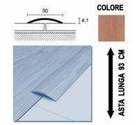 COPRIPAVIMENTO ALLUMINIO - COLORE LEGNO - AUTOADESIVO - LUNGHEZZA CM 93