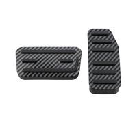 Copripedale auto 2 pezzi di ricambio per Fit For Jazz For City 2011-2019 in fibra di carbonio colore copertura pedale auto universale antiscivolo Racing Foot Pads