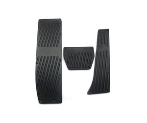 Copripedale Auto Pedali Freno A Pedale Dell'acceleratore Lega Alluminio AT MT Acceleratore Per BMW E60 E61 E63 E64 E70 Per M5 Per M6 2006-2010 Poggiapiedi Pedali Freno(AT Black)