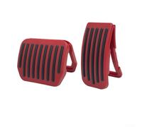 Copripedale dell'acceleratore del freno, compatibili con Tesla Model Y 3 YL, cuscinetti antiscivolo resistenti all'usura, installazione rapida per interni dell'auto (rosso)