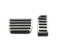 copripedale freno Compatibile con Volvo per S60 V60 XC60 2009-2018 Pedali per auto con freno a gas Accessori Copertura del pedale in acciaio inossidabile(AT)