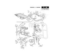 Copripedale freno in gomma TURBO4 ORIGINALE GIANNI FERRARI 00.07.01.0140