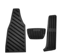 Copripedale Per Auto Per Toyota Per Highlander XU70 Per Hybrid 2020-2024 Tappetino Poggiapiedi Per Pedale Acceleratore E Freno Pedali Freno Carburante Auto(3pcs Black)