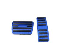 Copripedale Per MG One α β 2021-2025 Pedale Del Freno Dell'acceleratore Dell'auto Poggiapiedi In Lega Antiscivolo In Gomma Senza Foratura Copri-piede Accessorio Car Pedali(AT 2pcs Blue)