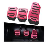 Copripedale Per V50 S60 S40 C30 Per Xc70 Xc60 Per S80 V40 Per Xc90 Xc40 Kit Di Pedali Auto Sportivi Antiscivolo Serie Manuale Copri Pastiglie Freno Pedali Auto(Red)