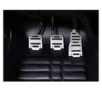 Copripedale Per V50 S60 S40 C30 Per Xc70 Xc60 Per S80 V40 Per Xc90 Xc40 Kit Di Pedali Auto Sportivi Antiscivolo Serie Manuale Copri Pastiglie Freno Pedali Auto(Silver)