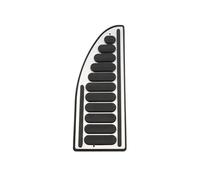 Copripedali 1 Pz Kit Poggiapiedi Per Auto Per Jeep Per Compass 2017 2018 2019 2020 Gli Interni Dell'auto Sono Chiamati Accessori Per Pedali pedale del freno(B)