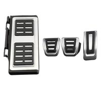 copripedali antiscivolo Per Audi Per A3 8V S3 RS3 Per Sportback Per Cabrio 2012 Per Limousine 2013 Piede Carburante Freno Frizione Pedale Coperture Auto Pedali Copertura(4Pcs MT With Rest)