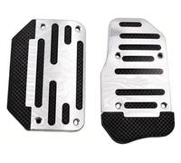 copripedali antiscivolo Per Automatico Della Copertura Pedale Dell'auto Pedali Dell'acceleratore Freno Tecnologia Antiscivolo L'arresto(Silver)